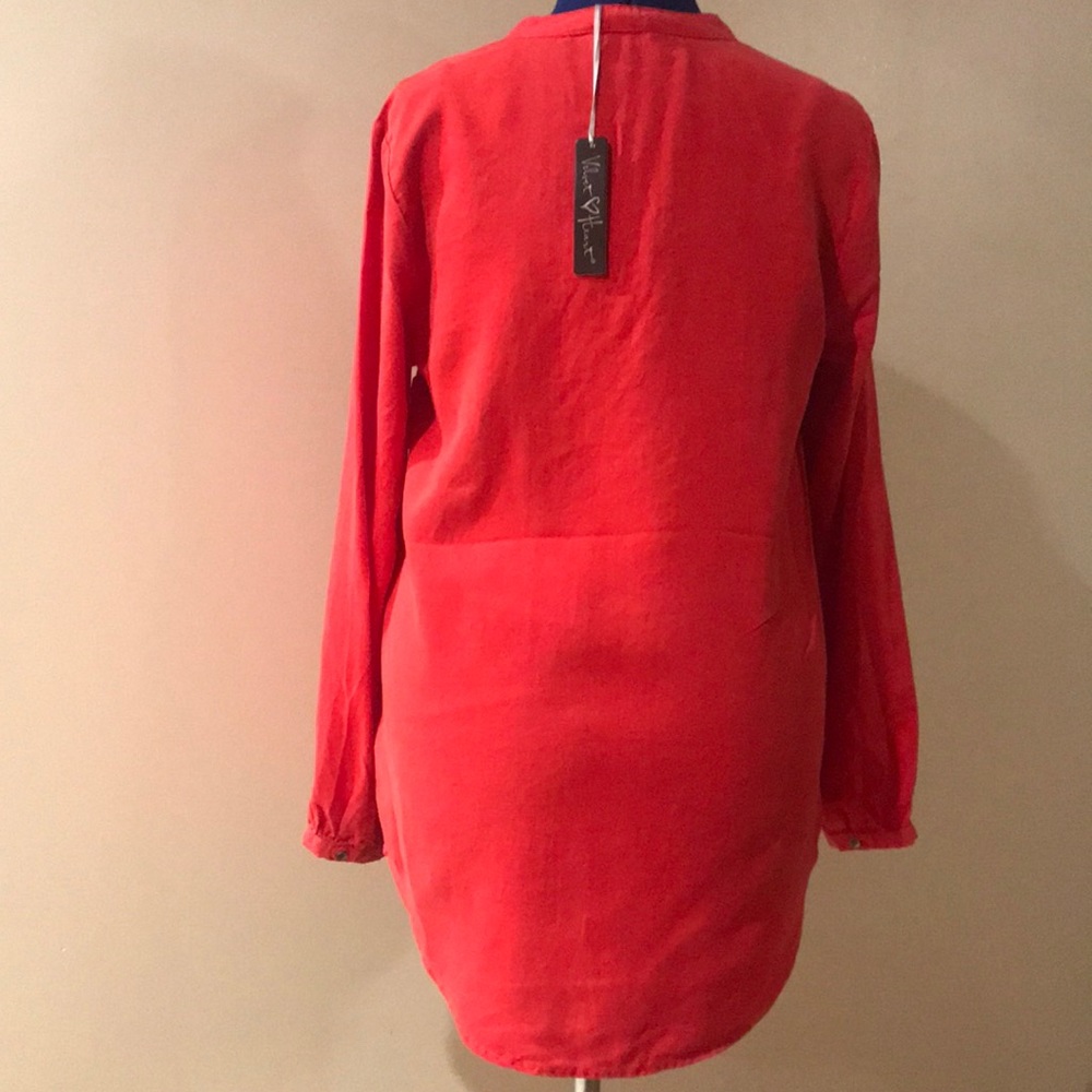 Velvet Heart Oversized Ruffle Top - Picture 7 of 8